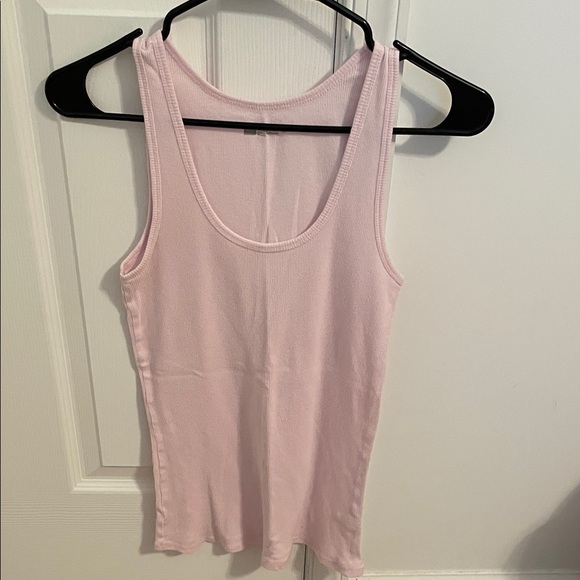 GAP Pink Ribbed Tank Top - Picture 3 of 5